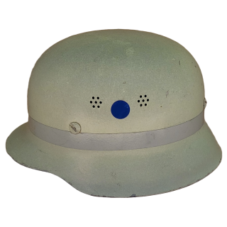 Helmkennzeichnung/Helmaufkleber - Sanitäter Punkt (2 St. - Refelexblau)