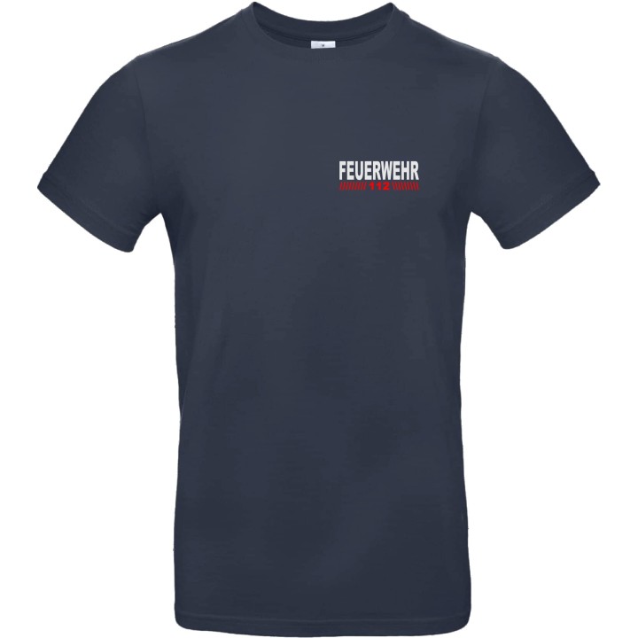 Feuerwehr T-Shirt 112 – Herren & Damen – Navy