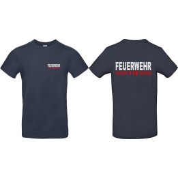 Feuerwehr T-Shirt 112 – Herren & Damen – Navy